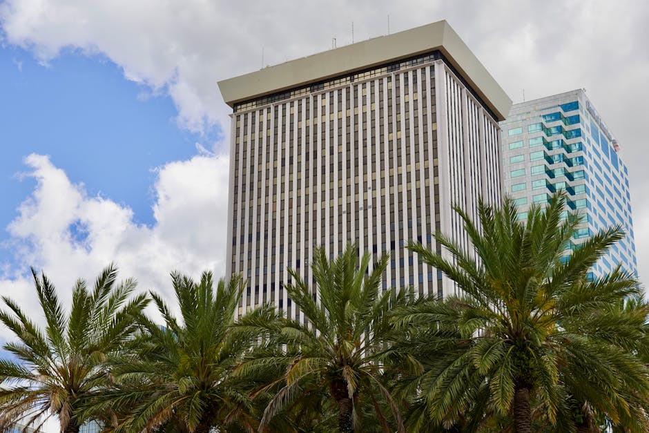 Commercial building in Florida requiring HVAC services